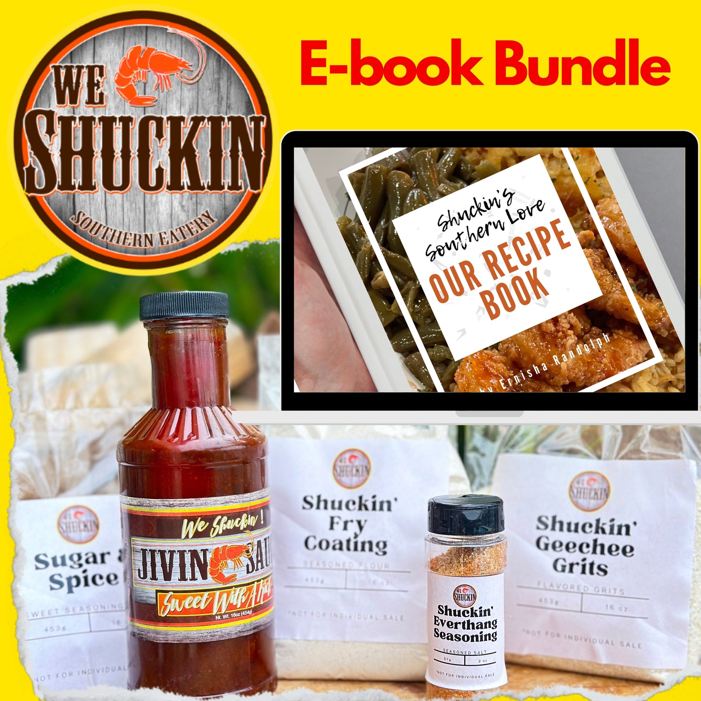 BUNDLE of Shuckin's Southern Love (Our Recipe Book) E-BOOK PRE-ORDER